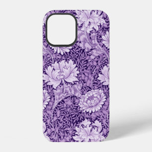 Coque iPhone 12 Chrysanthème Violet, William Morris