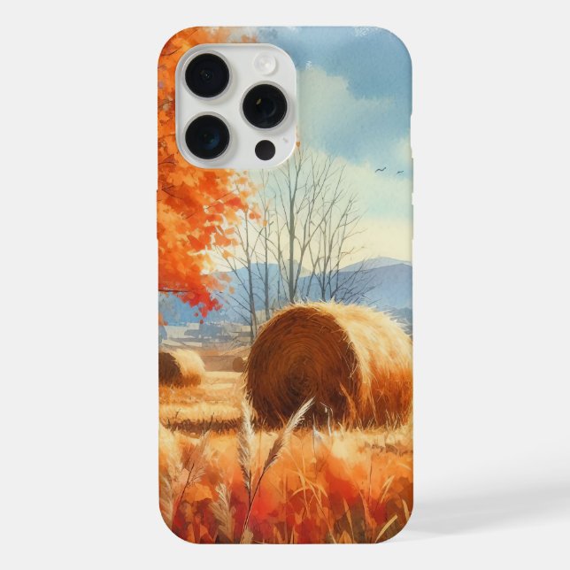 Coque iPhone Chuchotements d'Automne : Une Sérénade Aquarelle (Verso)