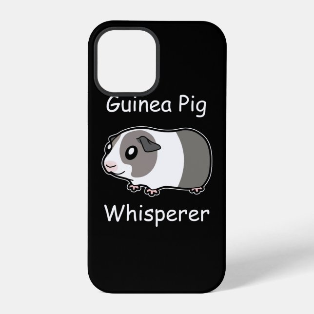 Coque iPhone Chuchoteur de Cochon d'Inde (Verso)
