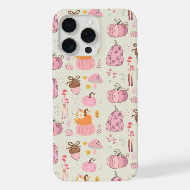 Coque iPhone Chute rose (Verso)