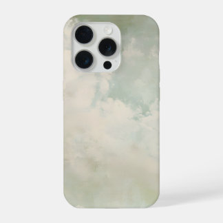 Coque iPhone 15 Pro ciel abstrait, nuages pastel, art du ciel doux, ro