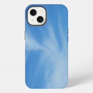 Etui iPhone 13 Ciel bleu avec des nuages blancs, photo abstraite
