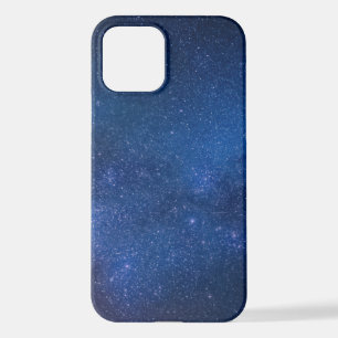 Coque iPhone 12 Ciel étoilé bleu   Zazzle_Growshop.