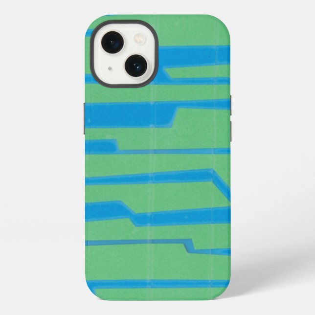 Coque iPhone Circuit V moderne (Verso)
