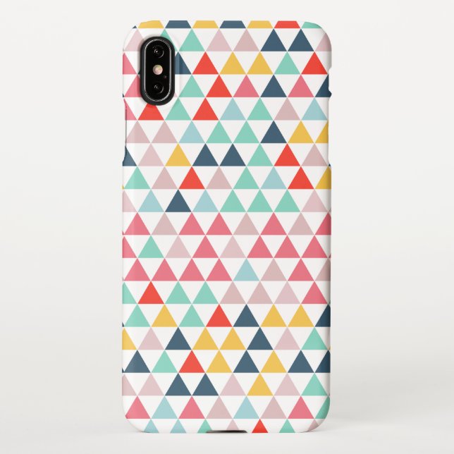 Coque iPhone Circus Color Triangles (Dos)