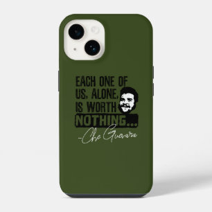 Coque Pour iPhone 14 Citation de Che Guevara - Chacun seul ne vaut rien