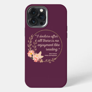 Etui iPhone 13 Pro Max Citation de Orgueil et Préjugés III - Style Mignon