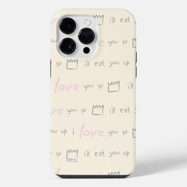 Coque iPhone Citation de Where the Wild Things (Verso)