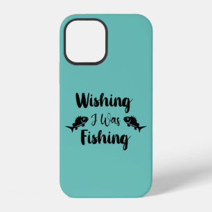 Coque iPhone 12 Citation drôle sur le souhait de pêcher