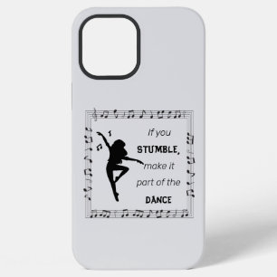 Coque iPhone 12 Pro Max Citation Inspirante pour Amoureux de Danse avec No