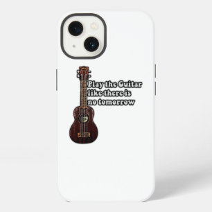 Etui iPhone 13 citation positive de guitare pour les amateurs de