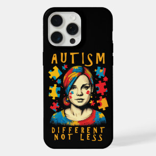 Coque iPhone 15 Pro Max Citation positive de sensibilisation à l'autisme D