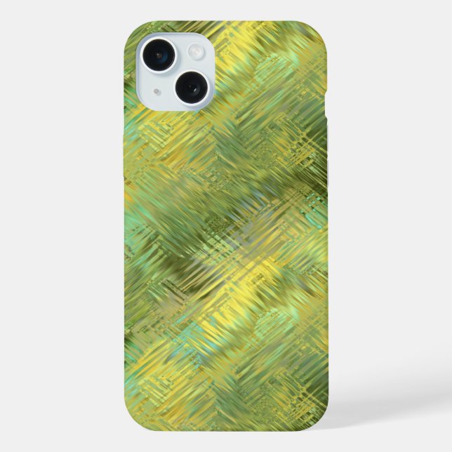 Coque iPhone Citrine Yellow Glassy Texture (Verso)