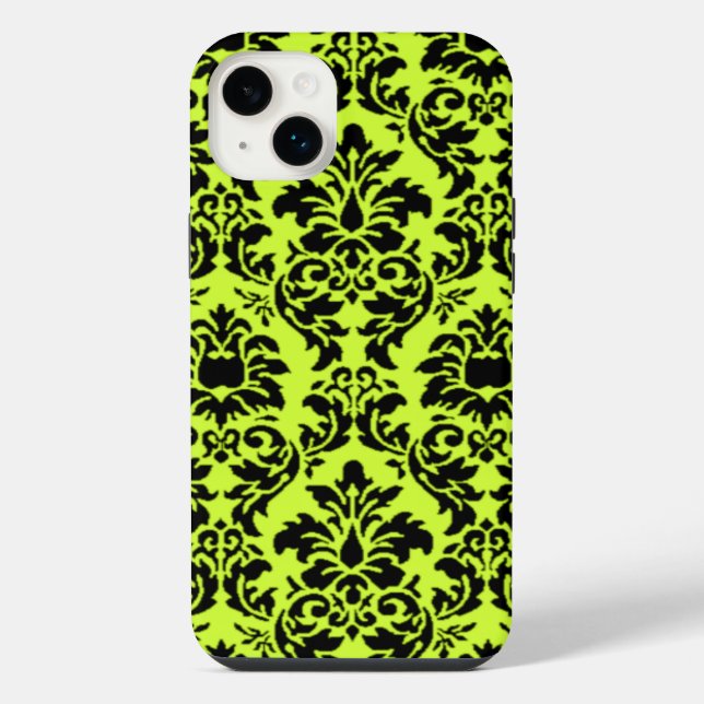 Coque iPhone Citron Damassé (Verso)