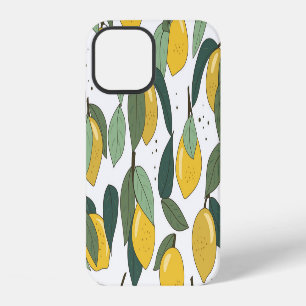 Coque iPhone 12 Citron Tropical : Vintage clair sans joint