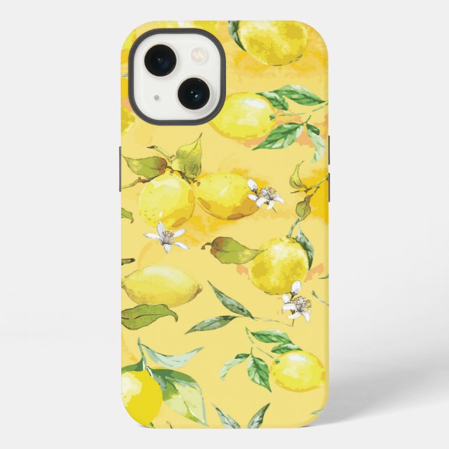 Coque iPhone citron vert IV (Verso)
