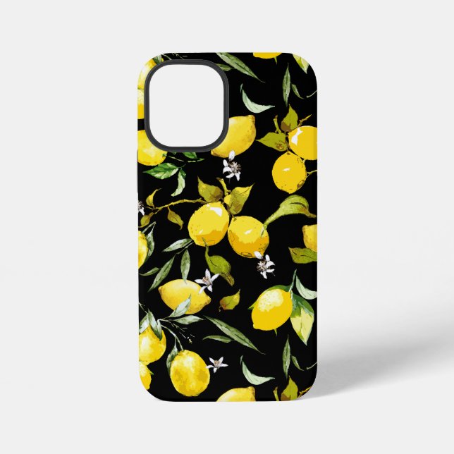 Coque iPhone Citrons aquarelle 7 (Verso)