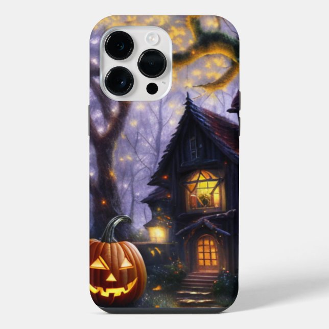 Coque iPhone citrouille/automne/Halloween  (Verso)