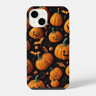 Coque Pour iPhone 14 Citrouille et bonbons mignons