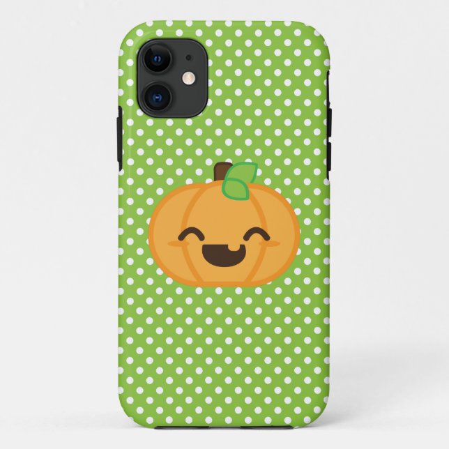 Coque iphone Citrouille Kawaii Jack O Lanern (Dos)