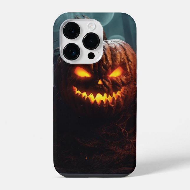 Coque iPhone Citrouille mal (Verso)