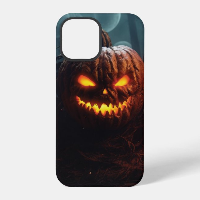 Coque iPhone Citrouille mal (Verso)