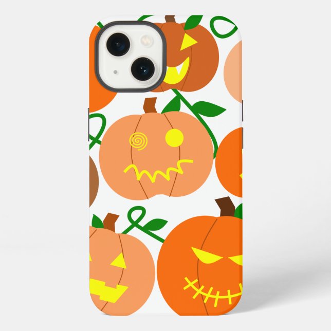 Coque iPhone Citrouilles-lanternes (Verso)