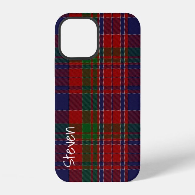 Coque iPhone Clan MacDonald Plaid Écossais (Verso)