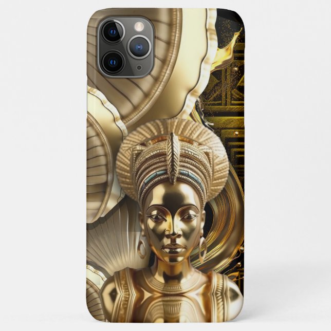 Coque iphone, classe, style, mignonne, africaine,  (Dos)