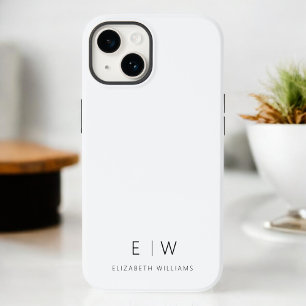 Coque Pour iPhone 14 Classic Élégant Moderne Minimaliste Nom Monogramme