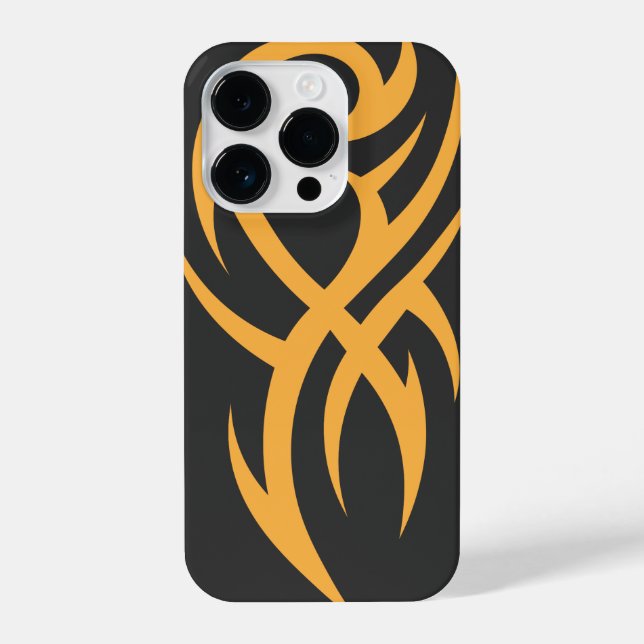 Coque iPhone Classic Tattoo Inspired Line Art Design (Verso)