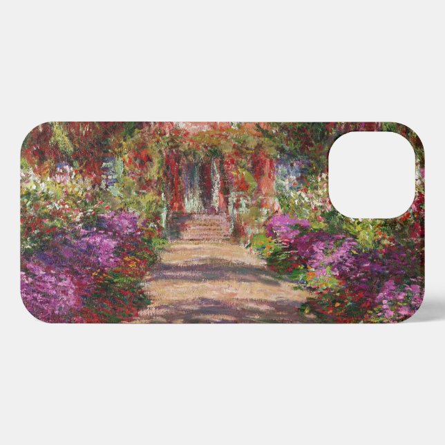 Coque iPhone Claude Monet | A Pathway à Monet's Garden (Verso Horizontal)