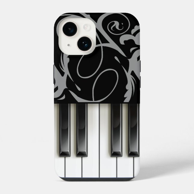 Coque iPhone Clavier de piano (Verso)