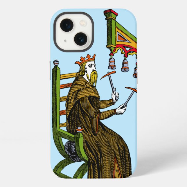 Coque iPhone Clochettes vintages Coque-coque iphone Mate (Verso)