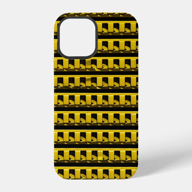 Coque iPhone Clôture Jaune (Verso)