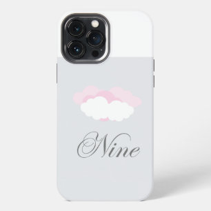 Etui iPhone 13 Pro Max Cloud Nine, Douce Pastel, Minimaliste Mignon