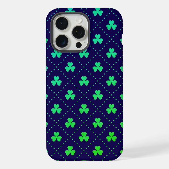 Coque iPhone Clover Feuille Motif St. Patrick's Day-23223 (Verso)