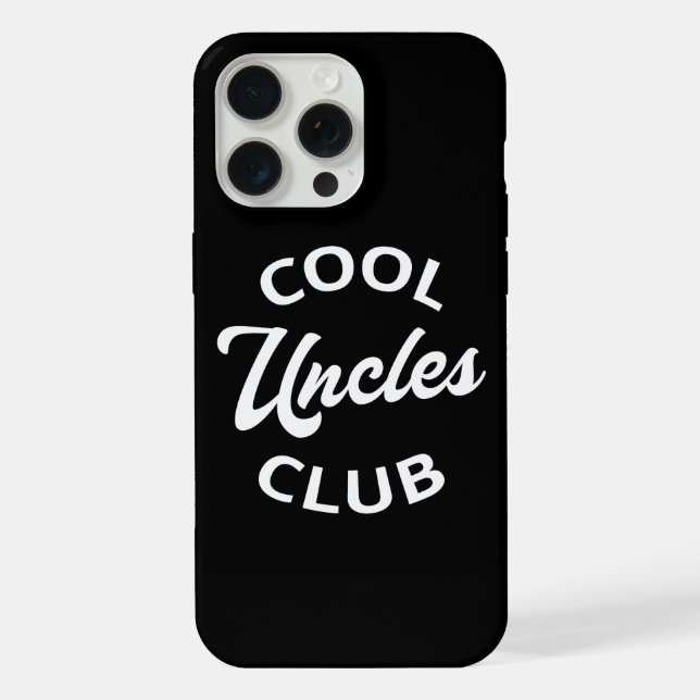 Coque iPhone Club des oncles cool I (Verso)