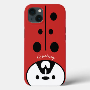 Etui iPhone 13 Coccinelle mignonne personnalisable