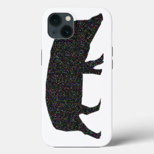 Etui iPhone 13 Cochon Étincelant