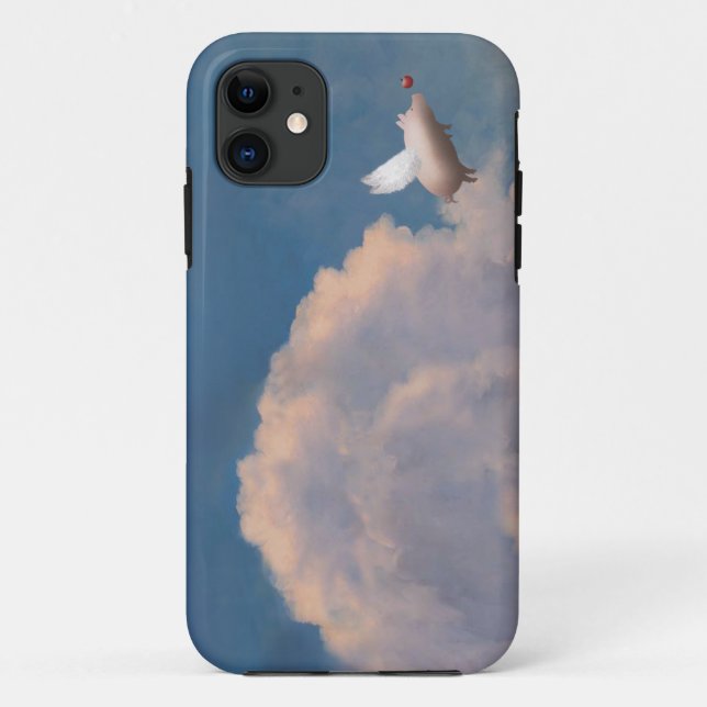 coque iphone cochon volant (Dos)