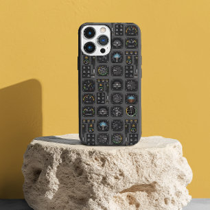 Coque iPhone 15 Pro Cockpit d'avion de ligne Instruments de bord Aviat