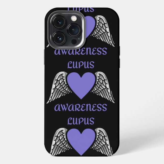 Coque iPhone Cœur/Ailes...Lupus (Verso)