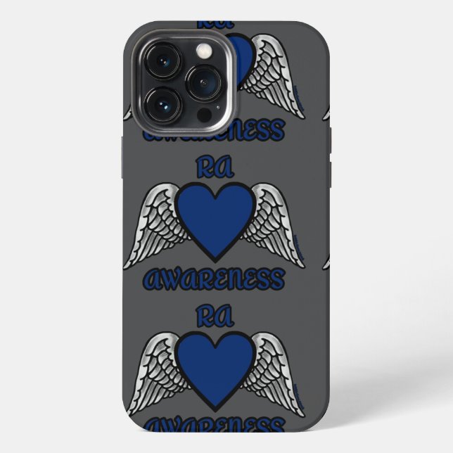 Coque iPhone Cœur/Ailes...RA (Verso)
