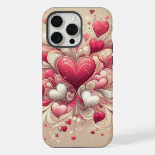 Coque iPhone 15 Pro Max coeur de la Saint-Valentin