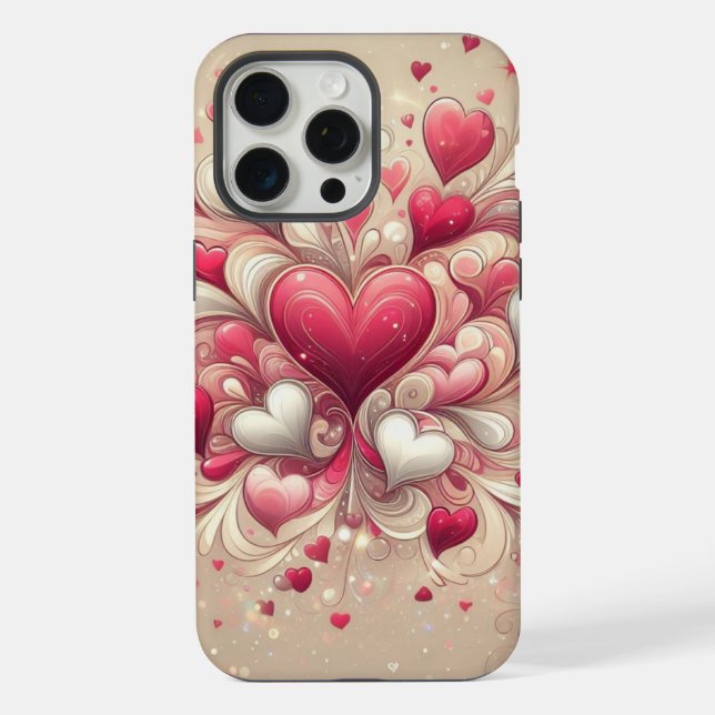 Coque iPhone coeur de la Saint-Valentin (Verso)