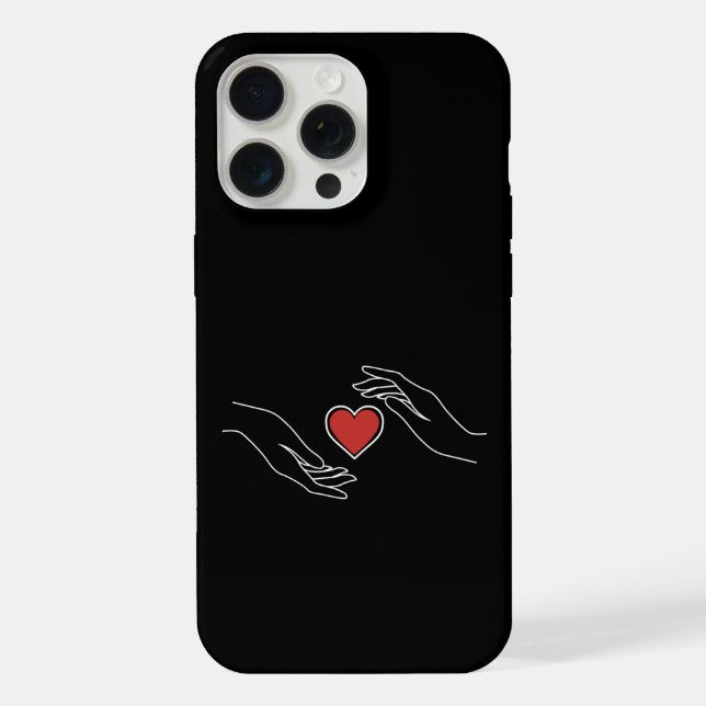 Coque iPhone Coeur de rattrapage (Verso)