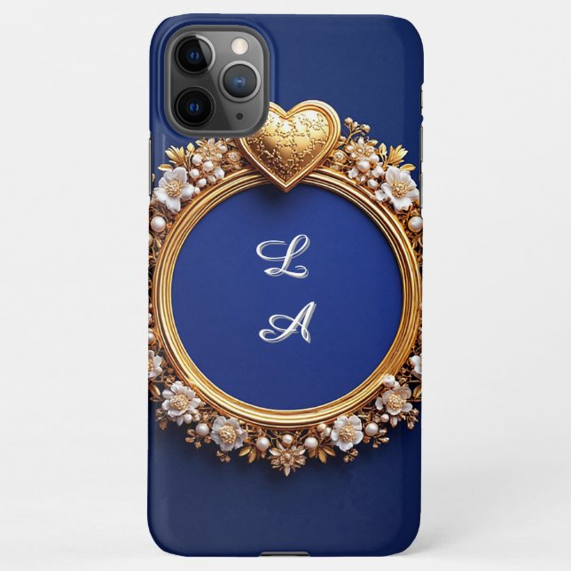 Coque iPhone Cœur doux romantique éclat de perle minimal (Dos)