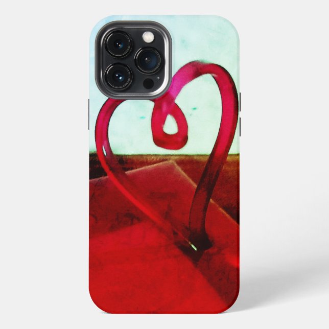 Coque iPhone Coeur plastique (Verso)