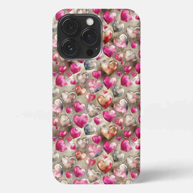 Coque iPhone Coeur romantique 11 (Verso)